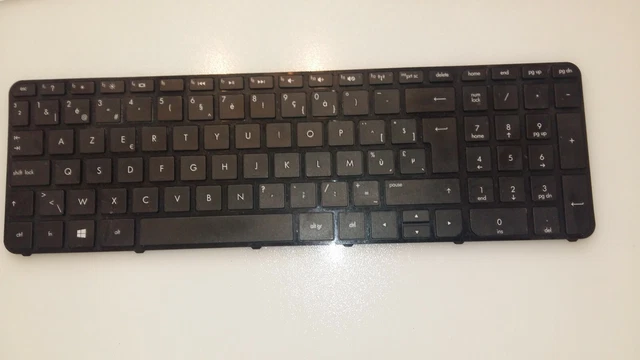 Clavier AZERTY Français Pour HP Pavilion G6-2042sf - Noir, Neuf Avec Cadre
