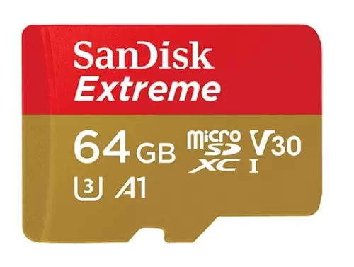 Sandisk Extreme 64gb micro SD XC Memory Card U3 V30 UHS-I  4K Video A1