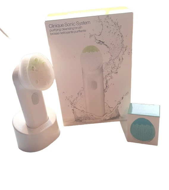 Clinique Sonic System Purifying Cleansing Brush. Low Usage. Brand New Brushhead