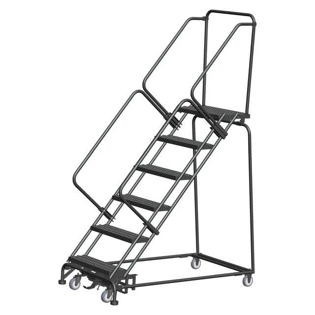 Ballymore Rolling Ladder Overall Height 93 in Steps 6 Cap 450 lb