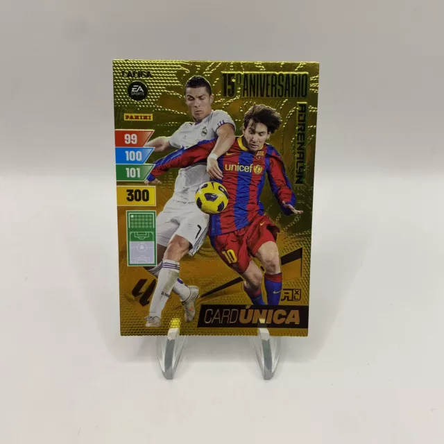 Panini Adrenalyn XL Liga 2024 MESSI RONALDO CARD UNICA Limited Edition NEW