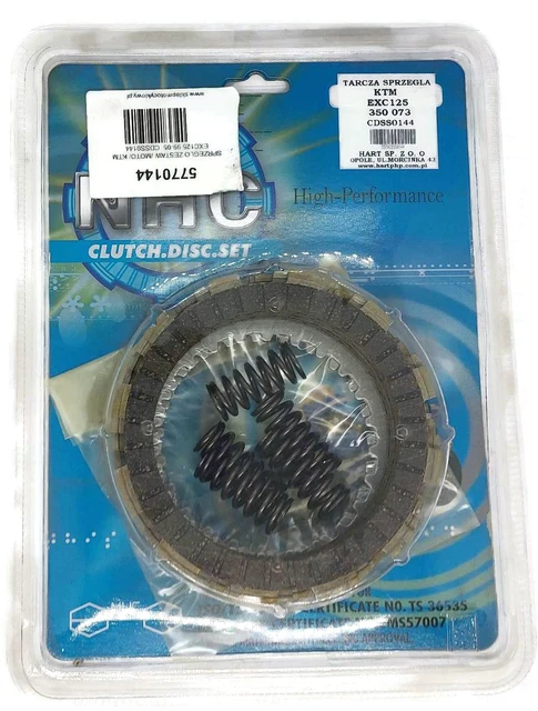 Kit D’embrayage Pour Yamaha YZ125 – Lot De 8 Disques De Friction, Compatible Modèles 1993 à 2022. Montage Facile, Performance Optimale