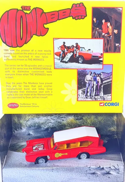 Corgi Toys 1:43 THE MONKEES MOBILE Monkeemobile 1966 COMEDY TV Movie Car MIB`01