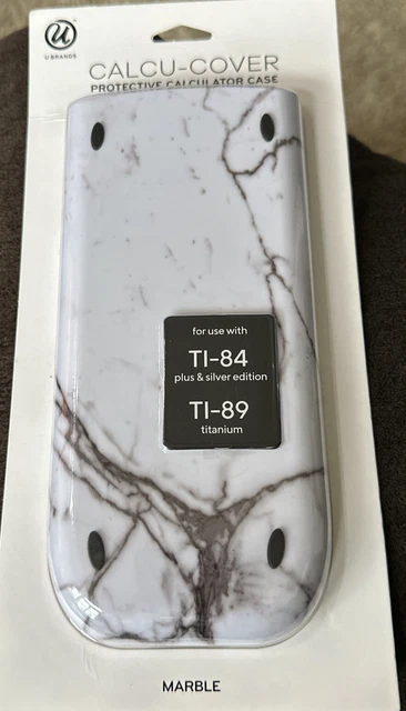 New! Texas Instruments Calculator Cover Slide Case TI-84 Plus & Silver TI-89