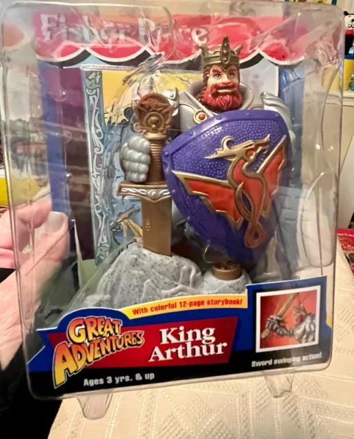 Fisher Price Great Adventures Rare King Arthur NIB