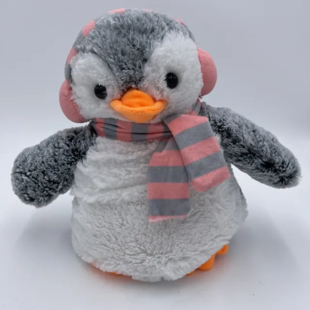 Terapia de calor de pingüino Aroma Home 12" peluche animal ~ inserto para microondas