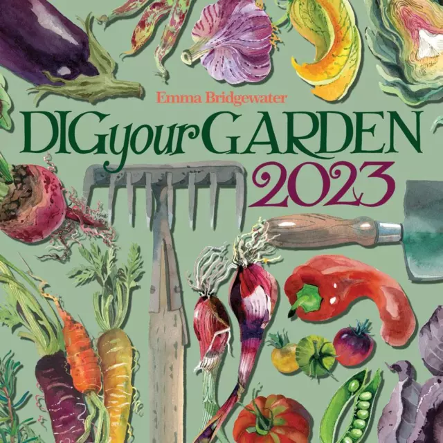 EMMA BRIDGEWATER 2023 Month To View Wall Calendar Dig Your Garden