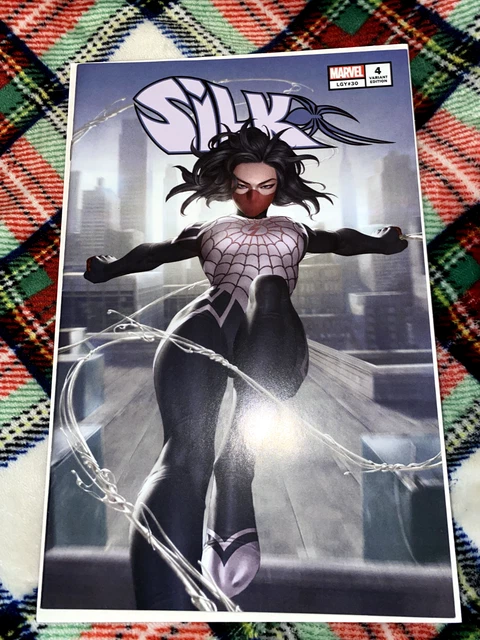 🔥Silk #4 Junggeun Yoon Variant Cover 2021 Miles Morales/Spider-Gwen!🔥