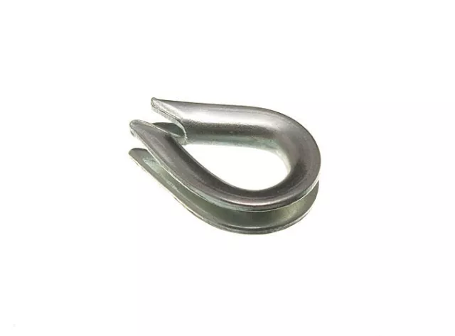 Neuf Câble Corde Dé à Coudre 3Mm 0.3cm BZP Acier Zingué - 2pk