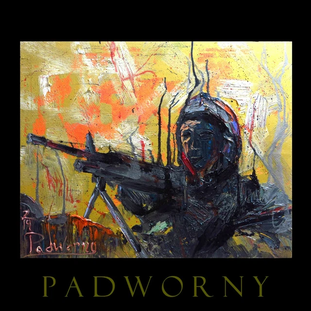 Machine Gun Artist MILITARY MACHINE GUN Art Signed Realist Oil Guns Painting Marine ...