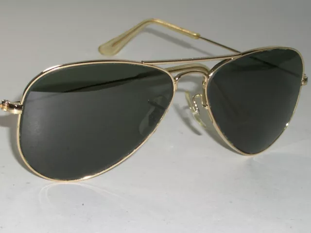 1960's 52[]14mm VINTAGE B&L RAY-BAN G15 UV SMALLEST GEP AVIATOR SUNGLASSES MINT