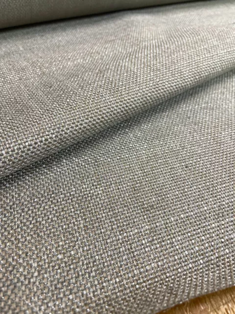 2.625 yds Villa Nova Romo Favilla Nickel Gray Metallic Silver Upholstery Fabric