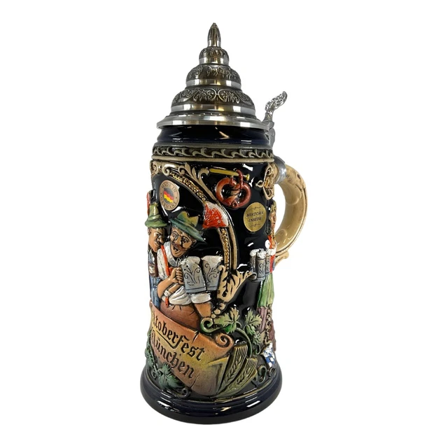 2019 Munchen Munich Bavarian Oktoberfest LE German Stoneware Beer Stein .75 L