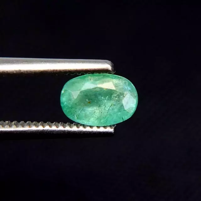 SHOLA Echt 0,54 Ct Natürlicher Grün Smaragd aus Sambia