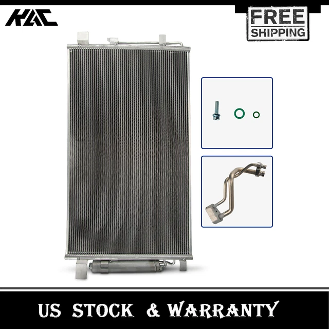 thumbnail image 2 of AM Autoparts A/C Condenser With Receiver Drier For BMW 3 Series 2007-2013 (335i, 328i, 335d, M3) - 10 Year Warranty 2 of 6