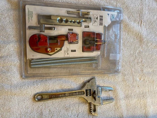 Plumber's Tools- Flaring Tool, Tube Cutter, Tube Benders, Slip & Lock Wrench