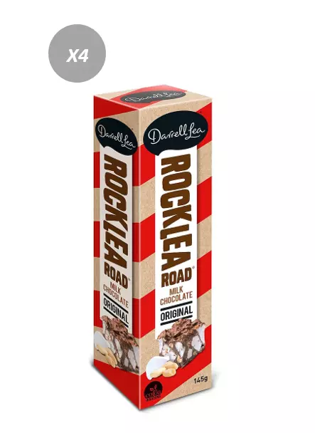 901230 4 X 145G Block Darrell Lea Milk Chocolate Rocklea Road Original Australia