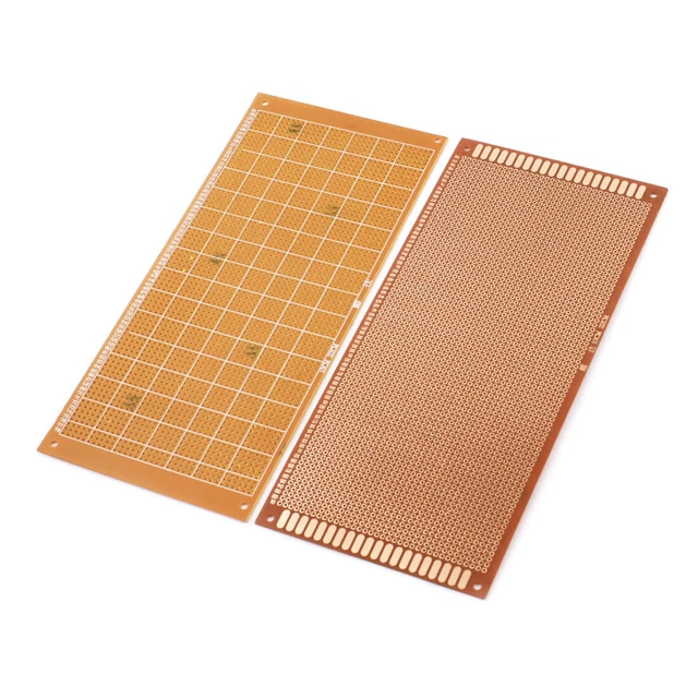 10cm x 22cm un côté Prototype PCB Circuit Planche moyen universel 2pcs