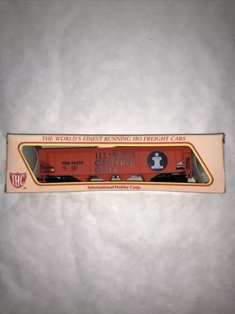 Vintage IHC HO Scale Illinois Central Gulf ICG76535 4-Bay Hopper NOS
