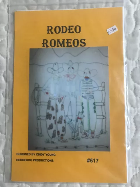 Rodeo Romeos Quilt Pattern, by Cindy Young #517, 11" * 14"