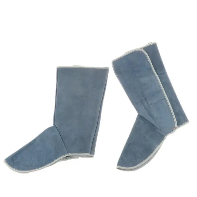 1 paio di scarpe protettive per saldature Piedi Cover Fire Flame Resistant Blue