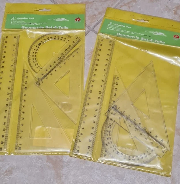 Geometrie Set 2 Stück *neuwertig*