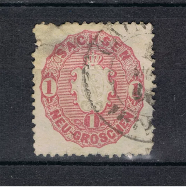 Altdeutschland Sachsen Briefmarke Michel Nr. 16 Gestempelt