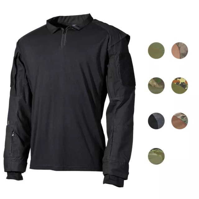 MFH HighDefence US Tactical Hemd langarm Shirt Outdoor Longshirt Army Sweatshirt