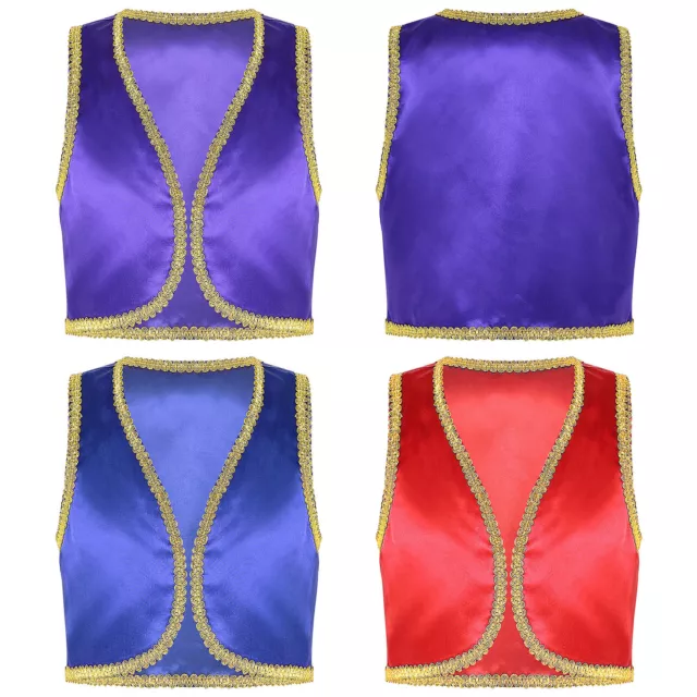 Costume iEFiBAMBINI ragazzo principe arabo, gilet, festa a tema, Carnevale, Carnevale