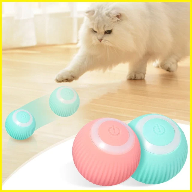 Jouets de balle pour chien et chat électrique intelligents roulants automatiques