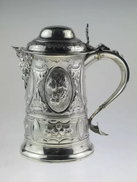 18th Century George III Solid Silver Tankard London By John Scofield Circa 1775