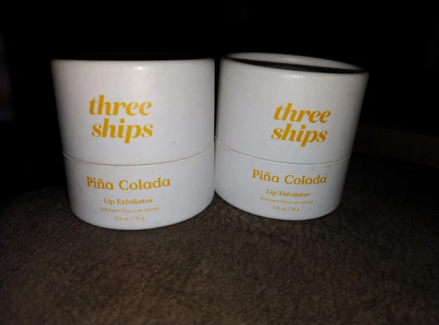 2 Pack Three Ships NIU Body Pina Colada Sugar Lip Polish, Pina Colada