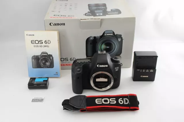 [Near Mint in Box] Canon EOS 6D 20.2MP Digital SLR Camera Body from Japan #764A