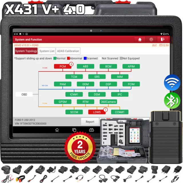 LAUNCH X431 PRO3S+ PRO5 KFZ OBD2 Diagnosegerät ALLE SYSTEM Key Programmier TPMS