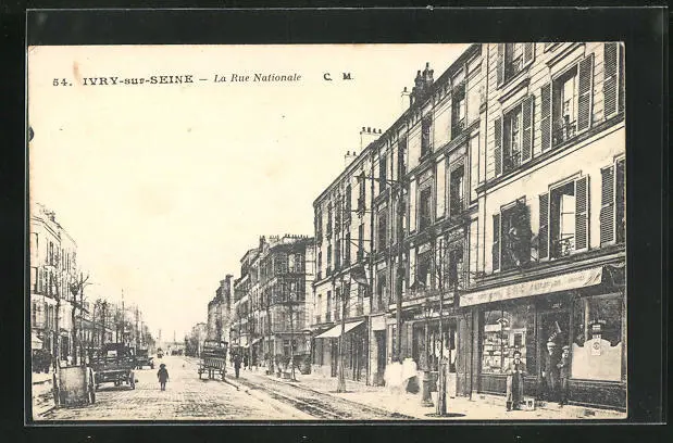 CPA Ivry-sur-Seine, La Rue Nationale