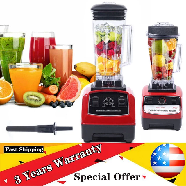 2HP 2L PROFESSIONAL Power Blender Heavy Duty Commercial Blender Mixer
