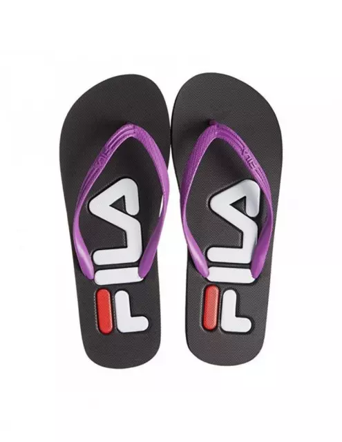 Ciabatta Fila Infradito Troy Slipper Donna Nero Viola