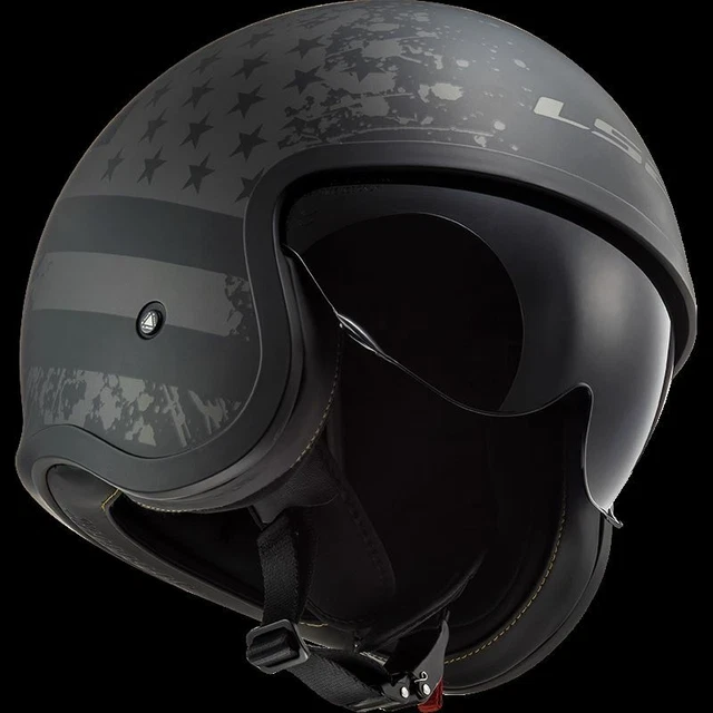 LS2 OF599 SPITFIRE Open Face Low Profile Motorcycle Helmet Sun
