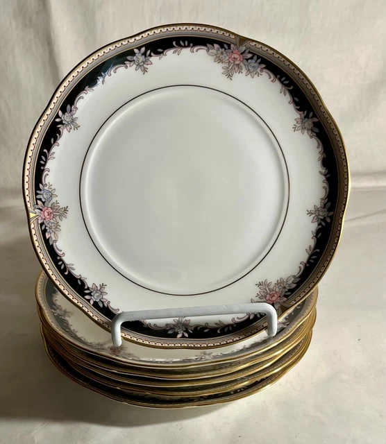 6 Noritake Palais Royal 6 5/8" Bread And Butter Plates 6 Noritake Palais Royal 6 5/8" Bread And Butter Plates