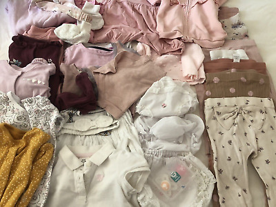 LOTTO ODL Fascio di vestiti per neonate età 6-18 mesi x 30 oggetti
