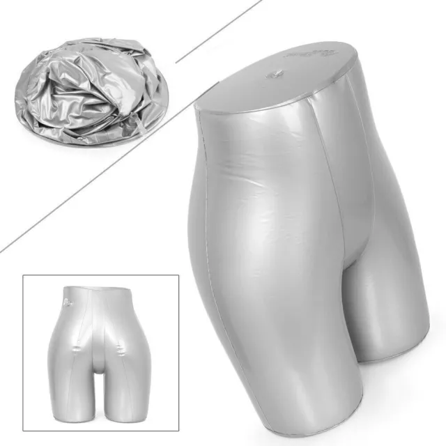 Female Women Underwear Swimsuit Mannequin Torso Display Inflatable Model Silver