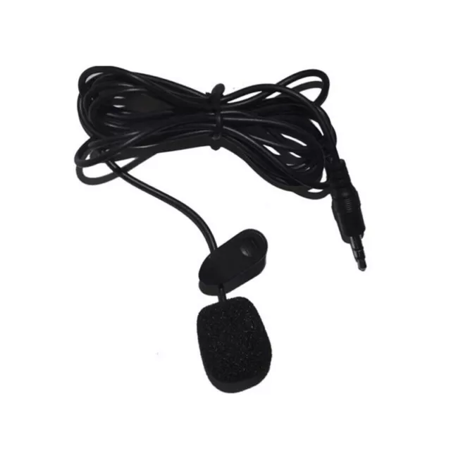 Mic Microphone 3.5mm Lavalier Mini Clip-on Lapel for Mobile Phone PC Recording