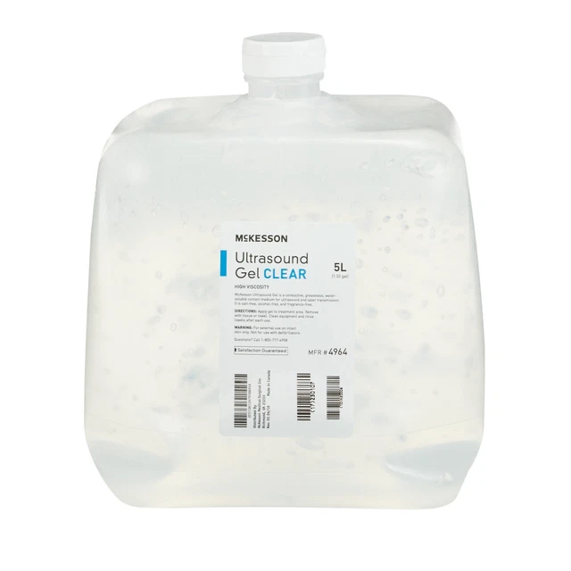 McKesson Ultrasound Gel, Clear, 5 Liters, Cubitainer, Ultrasound and Laser Tr...