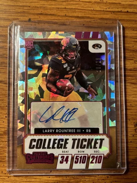 2021 Panini Contenders Draft Picks /23 - Larry Rountree III - #174 - Rookie Auto