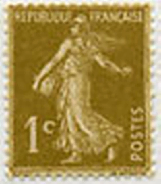 Anciens Timbres France Semeuse 1900-1940 – Neufs MNH (n°137 à 142) Super état