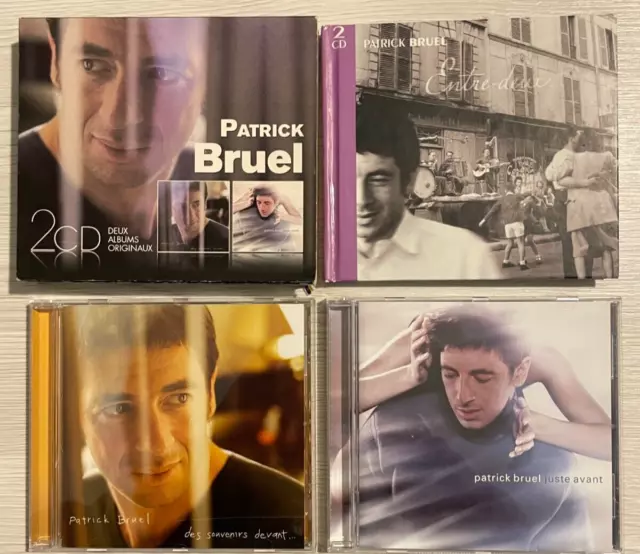 Cd Albums Lot Patrick Bruel proche du neuf 2 Coffrets