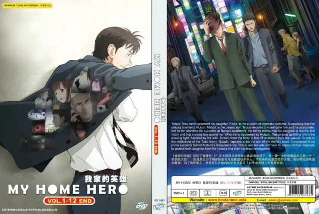 ENGLISH DUBBED ANIME My Home Hero (Vol.1-12End) DVD All Region