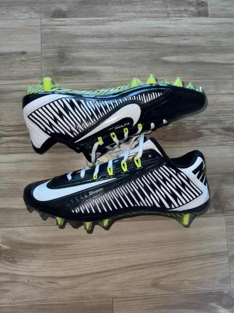 Nike Vapor Carbon Elite 2014 TD Men's Football Cleats Black/White 9.5