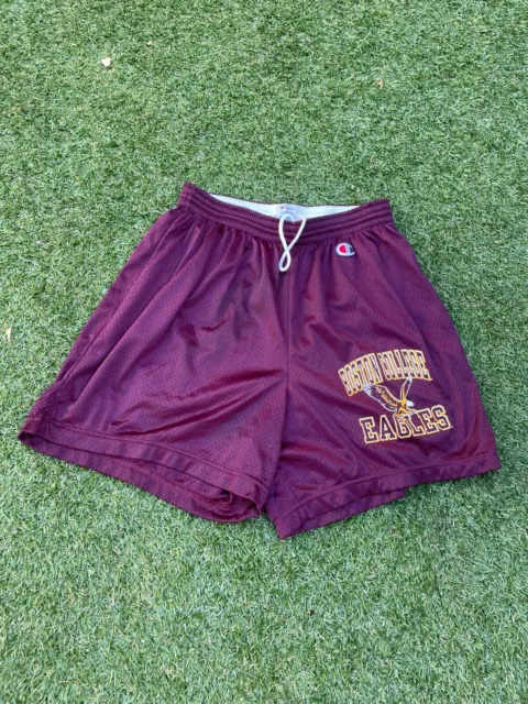 Champion Vintage Burgundy Gym  Shorts Used Size 36/38" R3