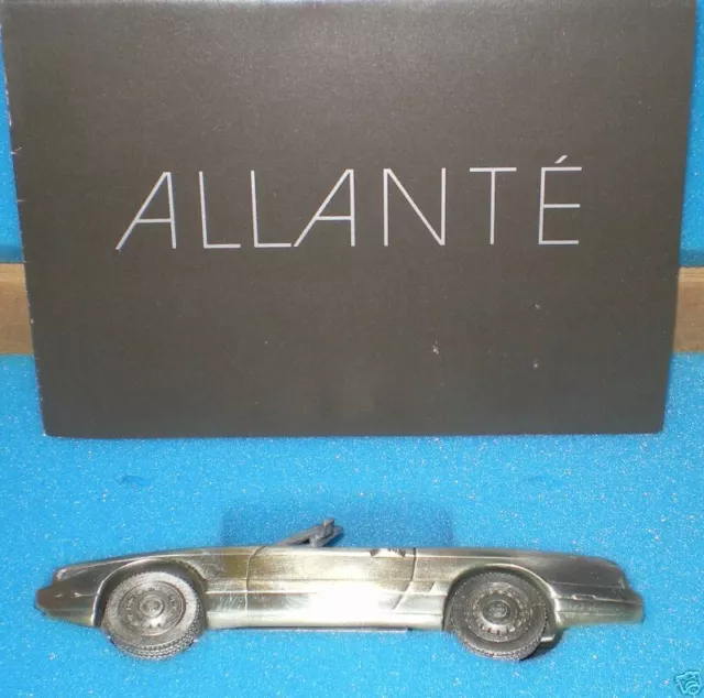 Cadillac Allante 1987 peltre - ¡Nuevo en caja con tarjeta de información!